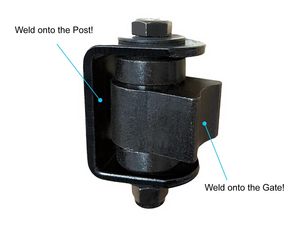 Soudure sur la porte pour le soudage sur de plus grandes portes piétonnes en fer ou en acier - Product Image 4