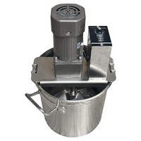 Petite machine de cuisson électrique en acier inoxydable 10L 20L 240L pour sauces, assaisonnements et sautés, livraison rapide