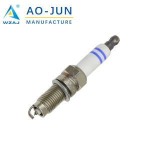 หัวเทียน AO-Jun ที่ Yr7lpp332W ปลายเปลวไฟอิริเดียมสำหรับ Volkswagen R32 Golf 5 6 Audi A3 - Product Image 1