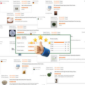 OEM ODM Haute Qualité Éponge Hydrolysée - Poudre Cosmétique Importée Ingrédients Corporels Extrait de Plantes Sauvages Extrait Végétal Cosmétiques - Product Image 6