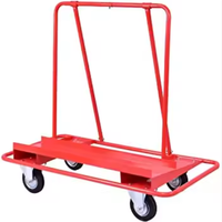 Chariots de transport robustes pour panneaux de cloisons sèches et marbre, capacité de 2200 lb, pour le transport industriel