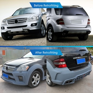 ชุดแต่ง WALD สำหรับรถเบนซ์ ML350 รุ่นปี 2005-2011 รุ่นใหม่ W164 ประกอบด้วยกันชนหน้า/หลัง สเกิร์ตข้าง บังโคลน ท่อไอเสีย - Product Image 2