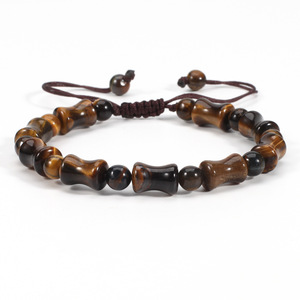 Perline per bracciale turchese occhio di <span class=keywords><strong>tigre</strong></span> con inchiostro nero opaco blu Trendy per bracciale per anniversari - Product Image 3