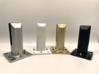Jamais la rouille en acier inoxydable en verre fente de robinet raccords de tuyauterie système de garde-corps de pont en verre balustrade balustrade main courante