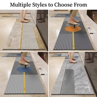 Tapis de cuisine en caoutchouc anti-fatigue modernes, personnalisés et imprimés, antidérapants, imperméables, lavables, antimicrobiens et anti-taches