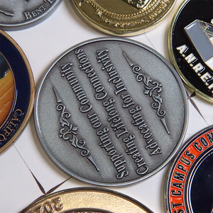 Personalized <strong>Custom</strong> Logo Challenge Coins Manufacturer Zinc Alloy Antique Silver Metal Enamel Collection <strong>Custom</strong> Coins - Product Image 6