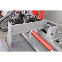 Scie à ruban horizontale pour métaux TENAKS PX-28/45S, 0-60 degrés d'angle, étau hydraulique, machine à couper l'acier avec moteur 3.0kW
