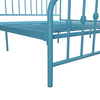 Vente directe d'usine en gros cadre de lit en métal amovible et lavable lit pour deux personnes meubles en métal en acier lit en métal pour l'école