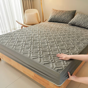 Custom 100% Polyester Microfiber Bed Fitted <strong>Sheet</strong> with <strong>Pillowcase</strong> Waterproof Composite Queen Size Printed Pattern for Home Use - Product Image 2