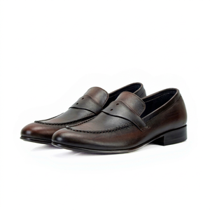 Nouveauté : Mocassins décontractés faits à la main en cuir de vachette pour hommes – Vente directe usine, prix bas, meilleur matériau - Product Image 1