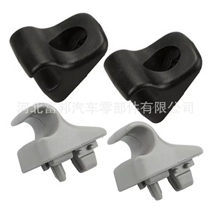 Soporte para Visera de Nissan Frontier 96409-9Z403, PVC Negro, Hebilla de Instalación para Parasol Delantero - Product Image 4
