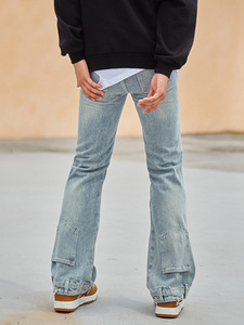 Micro Trumpet Everything Pantalones de pierna recta con estilo Pantalones para hombre Street Style Jeans de diseñador para hombre - Product Image 6