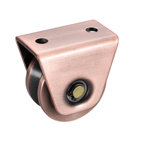 Poulie de roue de rouleau de porte coulissante en métal robuste avec Double roulement rainure U/Y taille 50 60 70 80 90 100