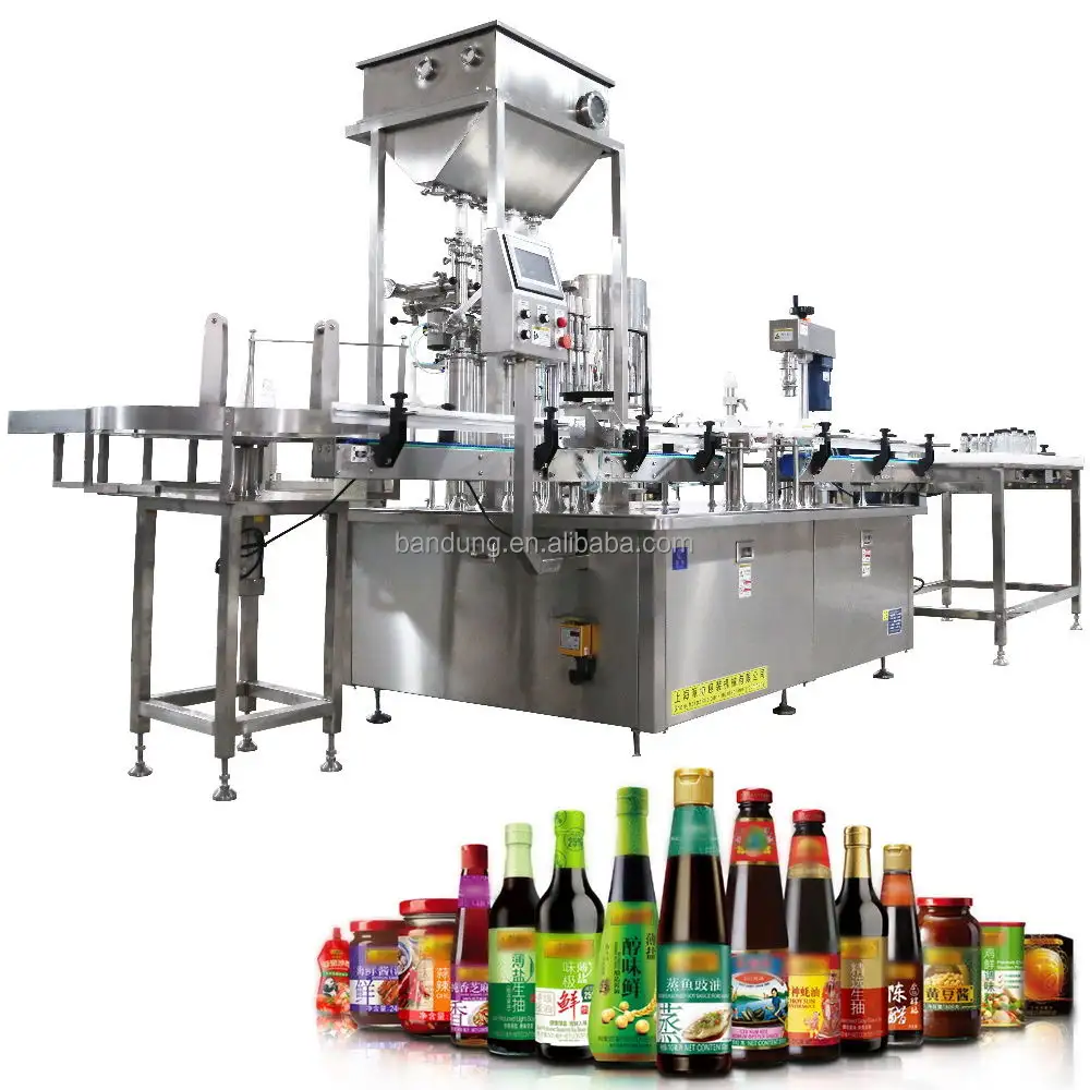 Automatic Soy Sauce Bottle Liquid Filling Machine