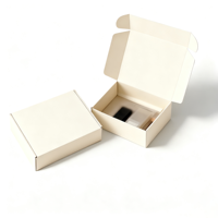 Dossiers auto-scellants en carton ondulé recyclable Aseptic E Flute avec logo personnalisé, impression de logo personnalisée, cosmétiques