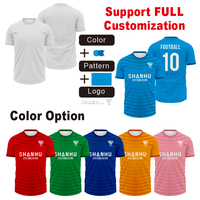 Maillot de football en promotion – Impression par transfert thermique, respirant, séchage rapide, polyester, pour entraînement et matchs, design Magliette Calcio