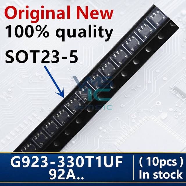 10 Pieces G923-330T1UF Electronic Integrated Circuit Component G923-330 92AUJ 92AUR SOT23-5