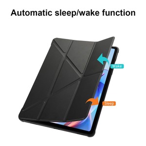 Ốp lưng máy tính bảng thông minh bằng da PU, mặt sau trong suốt acrylic, có giá đỡ gấp chữ Y dành cho Samsung <span class=keywords><strong>Tab</strong></span> A9 A11 Plus S9 FE S10 <span class=keywords><strong>Lite</strong></span> S11 - Product Image 6