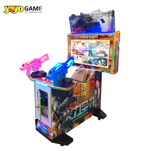 Máquina recreativa grande para niños, operada con monedas, de doble pistola, <span class=keywords><strong>Alien</strong></span> Vs. Máquina de disparos Predator Haunted House para uso comercial 1 English 5 1 - Product Image 1