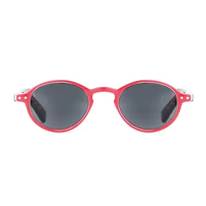 Modedesign Kleine bunte Sonnenbrille zum Lesen Hersteller Rezept PC-Rahmen Runde Lesebrille für Frauen