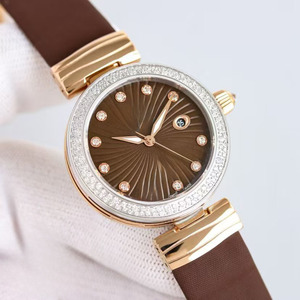 Reloj Mecánico Automático de Lujo y Elegante, con Calendario, Resistente al Agua, con Reserva de Marcha y Diamantes Moissanite, Superventas - Product Image 3