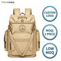 Sac à dos multifonctionnel imperméable avec fermeture éclair, logo personnalisé, compartiment à chaussures antidérapant, design tendance, capacité de 29 L pour la randonnée