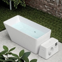 Bain à remous extérieur de luxe intelligent avec contrôle Wi-Fi, idéal pour la récupération post-entraînement, la salle de bain et l'hôtel – Vente directe usine