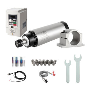 Zhong Hua Jiang ER20 80mm 2.2KW 110V/220V Motor de Husillo CNC Refrigerado por Aire con Kit VFD para Taladrado y Grabado, con Conexión BT30 para Fresadora de Punta - Product Image 1