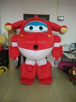 Costume de mascotte d'avion gonflable Funtoys, costume de robot d'avion de dessin animé pour fête