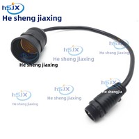 He Sheng Jia Xing Outdoor Waterdichte Led Light String Voor Drakenfruit Groente Planten E27 Draden Kabels Kabelassemblages