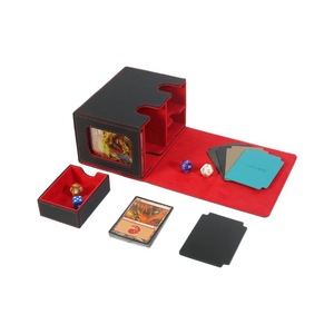 Boîte de rangement pour <span class=keywords><strong>cartes</strong></span> de jeu en cuir PU imperméable et léger, grande capacité, pour <span class=keywords><strong>cartes</strong></span> <span class=keywords><strong>Pokémon</strong></span> et jeux de société, vente en gros transfrontalière - Product Image 5