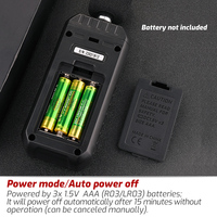 Sonometre numérique professionnel de qualité industrielle TASI TA651B 30~130dB avec affichage LCD, mesure de la température ambiante, précision de 0,1dB