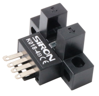 Sensor Óptico Ranurado Tipo Y SiRON K018-6, Cable de 2m y 4 Núcleos, Sensor Fotoeléctrico Ranurado en Forma de Horquilla