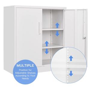 Classeur en acier avec serrure <span class=keywords><strong>Casier</strong></span> de classement en métal pour bureau à domicile salle de sport école pour cuisine et salon stockage - Product Image 5