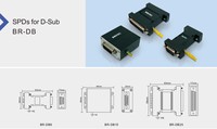 Parafoudre industriel BR-DB9 pour câble réseau informatique avec SPD pour protection contre la foudre