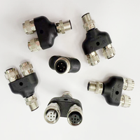 Connecteurs M12 mâle-femelle étanches IP68 pour équipement électrique industriel et automobile, fournis directement par l'usine
