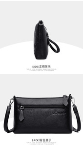 Women Branded Trend Hand Bag Female Causal Shoulder Handbags Embroidery Thread <b>Small</b> PU Leather Crossbody Bags - Product Image 4