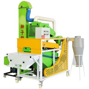 Clasificador de Viento Multifuncional para Separar y Seleccionar Semillas - Máquina de Cribado de Trigo, Maíz y Arroz y Eliminación de Residuos - Product Image 3
