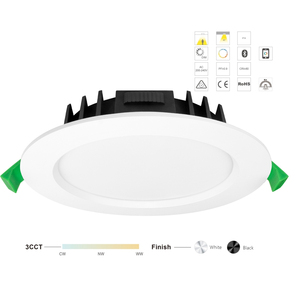 <span class=keywords><strong>Led</strong></span> Downlight CE SAA IC-4 IP44 4 inch lõm 120mm cutout 12W <span class=keywords><strong>Dimmable</strong></span> Downlight đèn tại chỗ dẫn Trần xuống ánh sáng đèn nhà - Product Image 5