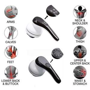 Masajeador de percusión de mano LUYAO, martillo de masaje corporal eléctrico de tejido profundo para espalda, cuello, pierna, alivio del dolor de pies, recuperación muscular - Product Image 3
