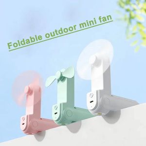 Nuevo Ventilador de Mano Eléctrico 4 en 1 Multifuncional, Portátil, Recargable por USB, Plegable, Mini Ventilador de Refrigeración - Product Image 4