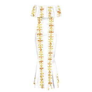 Wholesale <strong>Custom</strong> Hawaii Floral Casual <strong>Dresses</strong> Women Lady Elegant Off Shoulder Polynesian <strong>Dress</strong> Sexy Plus Size Women's <strong>Dresses</strong> - Product Image 3