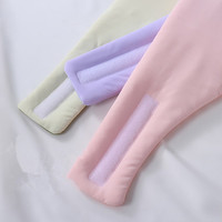 Masque de sommeil Cool Feeling avec logo personnalisé, masque de sommeil en soie glacée avec bandeau, masques de sommeil Velcro réglables pour femmes et hommes