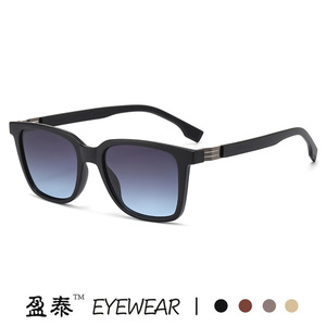 Yingtai Eyewear <b>Square</b> Frame <b>Sunglasses</b> UV400 PC Lens Men's Fashion Sunshades - Product Image 3