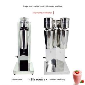 Machine Commerciale Professionnelle pour Boissons : Mélangeur Double Tête pour Thé au Lait et Milkshake, Machine Automatique de Fabrication et de Vente de Milkshake Glacé - Product Image 3