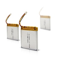 بطارية A&S Power AS553640 قابلة لإعادة الشحن من الدرجة A، 553640 3.7 فولت 850 مللي أمبير في الساعة، بطارية حالة صلبة للإلكترونيات الاستهلاكية والأجهزة الطبية