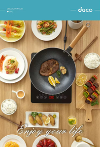 Table de cuisson à <span class=keywords><strong>induction</strong></span> 220V, brûleur à <span class=keywords><strong>induction</strong></span> portable 2000W brûleur de comptoir à écran tactile de cuisine à domicile, cuisinière à <span class=keywords><strong>induction</strong></span> - Product Image 5
