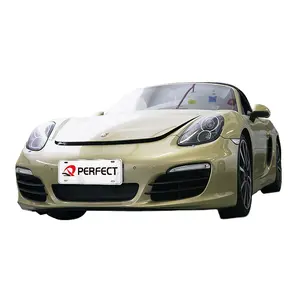 2013 Porsche Boxster S 3,4l bekas kemudi mobil kiri mobil bekas sampanye lunak-Top Convertible