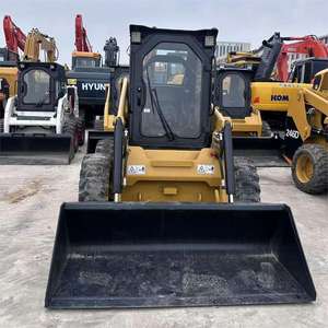 Cargadora de dirección deslizante Caterpillar 246D usada con hidráulica de alto flujo XPS, certificación CE, motor y rodamientos para maquinaria de construcción - Product Image 2