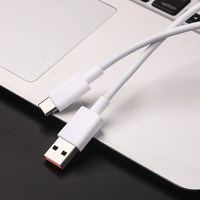 Câble de données USB-A vers Type-C 100W 6A à charge rapide en PVC pour iPhone, Android, appareil photo et ordinateur